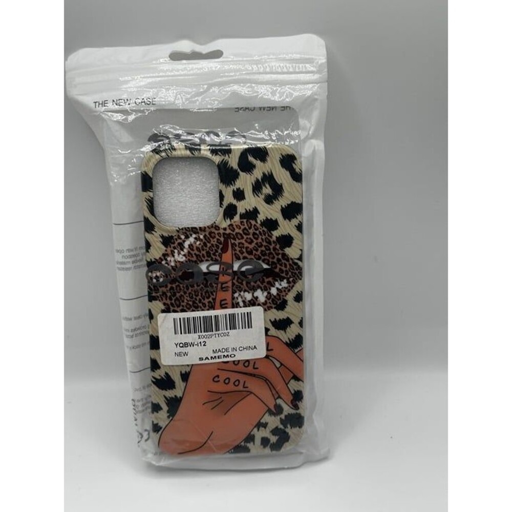 Leopard Lips Case for iPhone 12 6.1" Cute Slim Protective Cover
